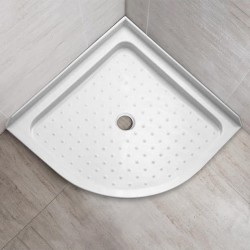 800x800mm Round Shower Tray Center/Corner Waste 800x800mm Round Shower Tray Center/Corner Waste